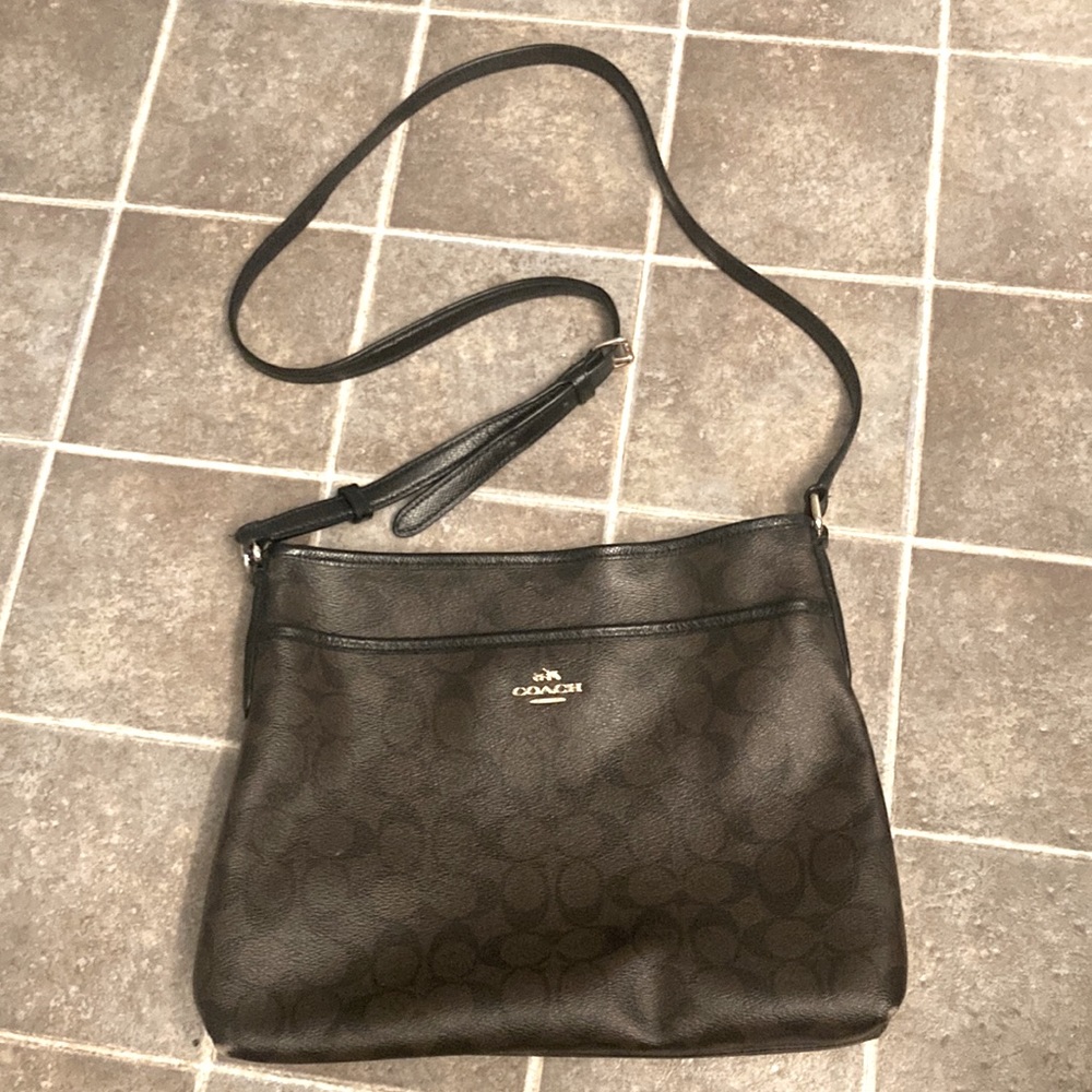 Coach leather crossbody